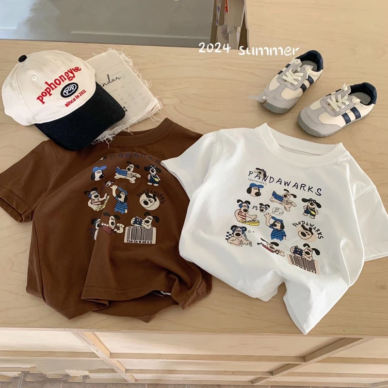 Vista de la camiseta infantil