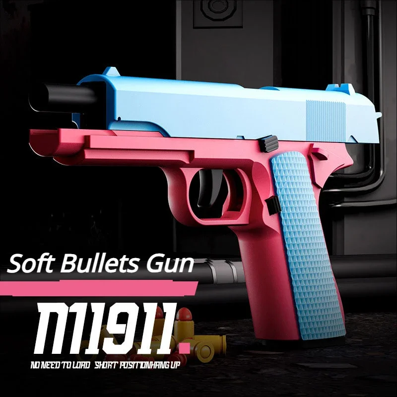 Pistola de airsoft M1911 de espuma segura para juego al aire libre - imagen 5