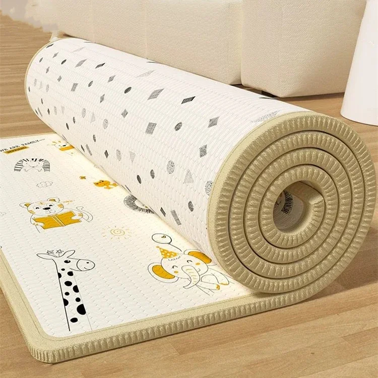 Alfombra de juego para gatear plegable ecológica gruesa bebé - imagen 3
