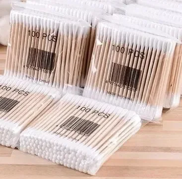 Bastoncillos de algodón para oídos y limpieza nasal, doble cabezal - imagen 2