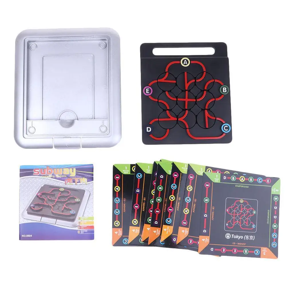 Laberinto multicolor de plástico para niños – juego de inteligencia - imagen 3