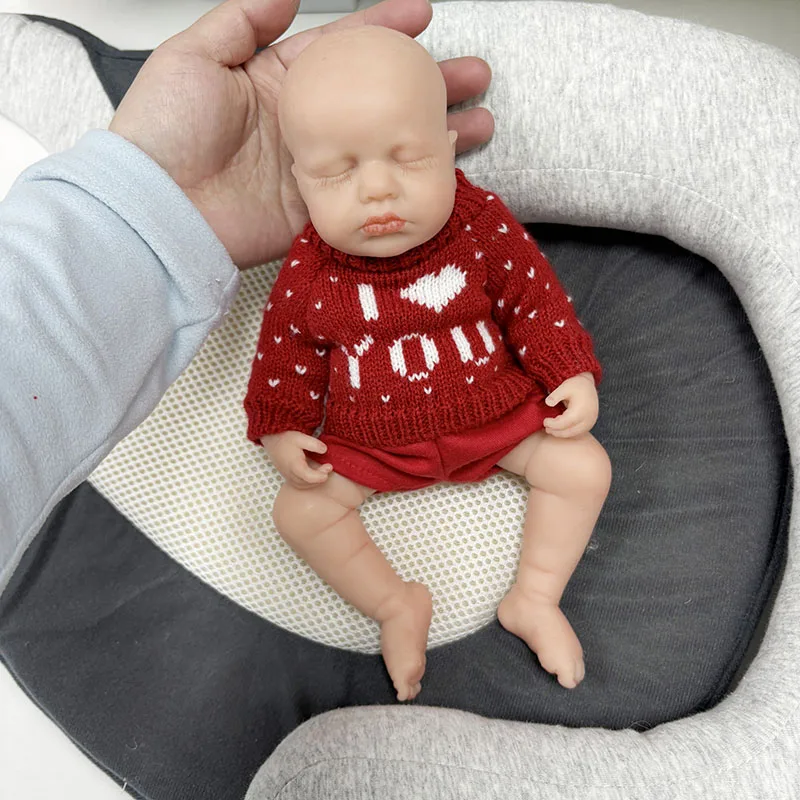 Muñeca Reborn Loulou de silicona platino aspecto realista 3D - imagen 2