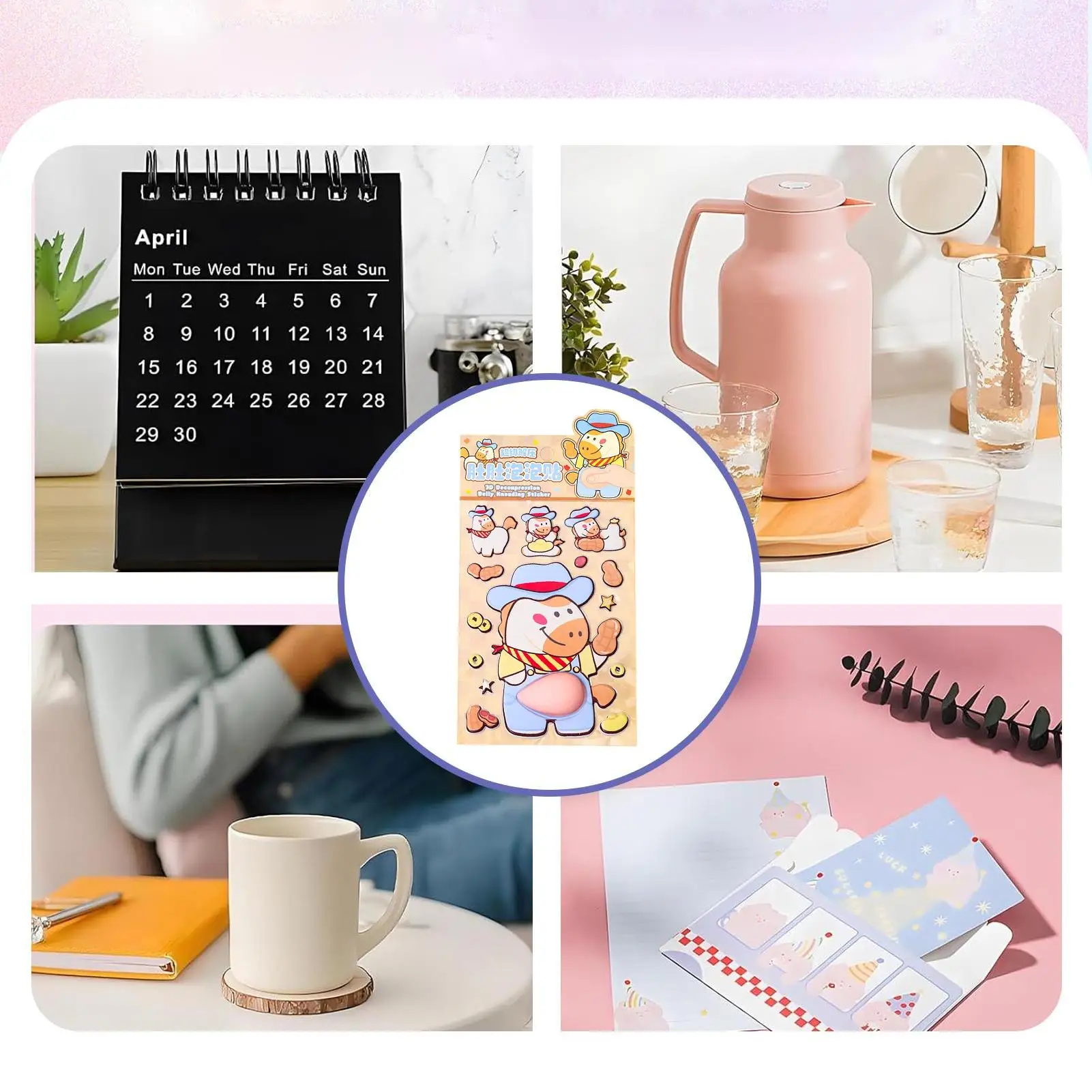 Decoración en cuadernos y agendas