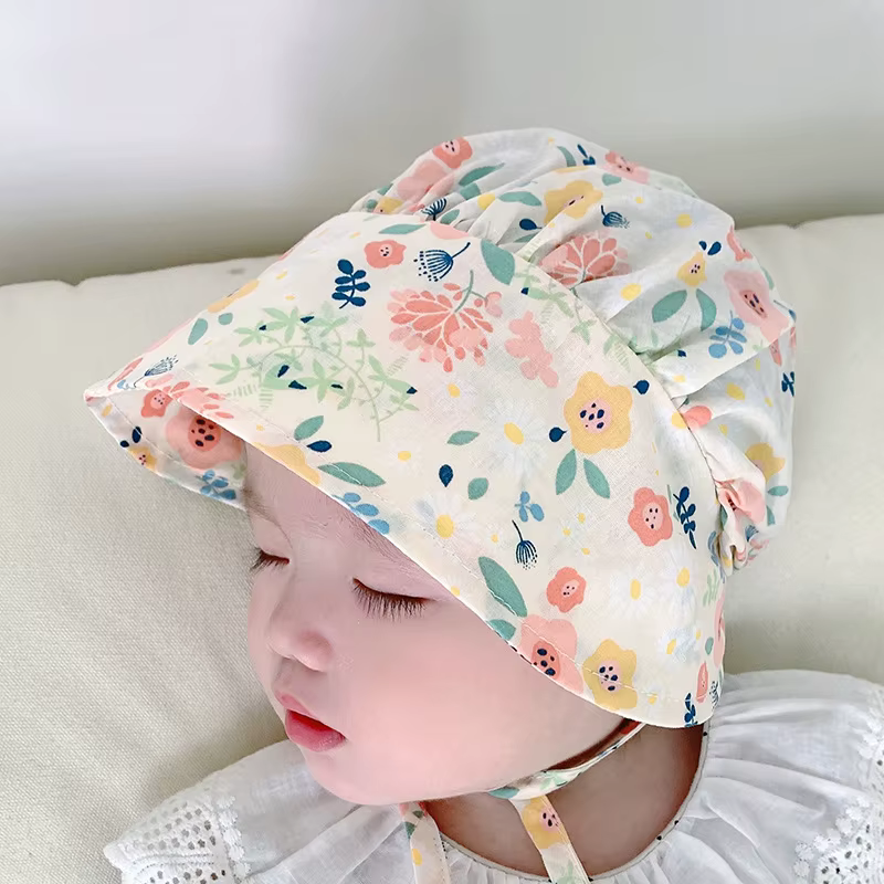 Sombrero para el sol de cubo para niñas – Estilo coreano veraniego