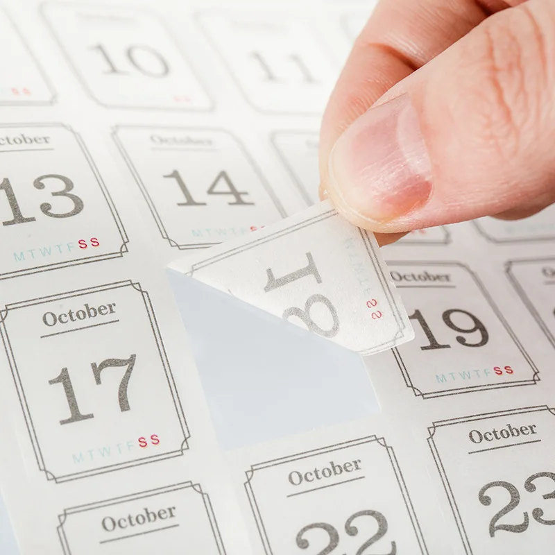 Juego de pegatinas para calendario anual con recordatorios - imagen 5
