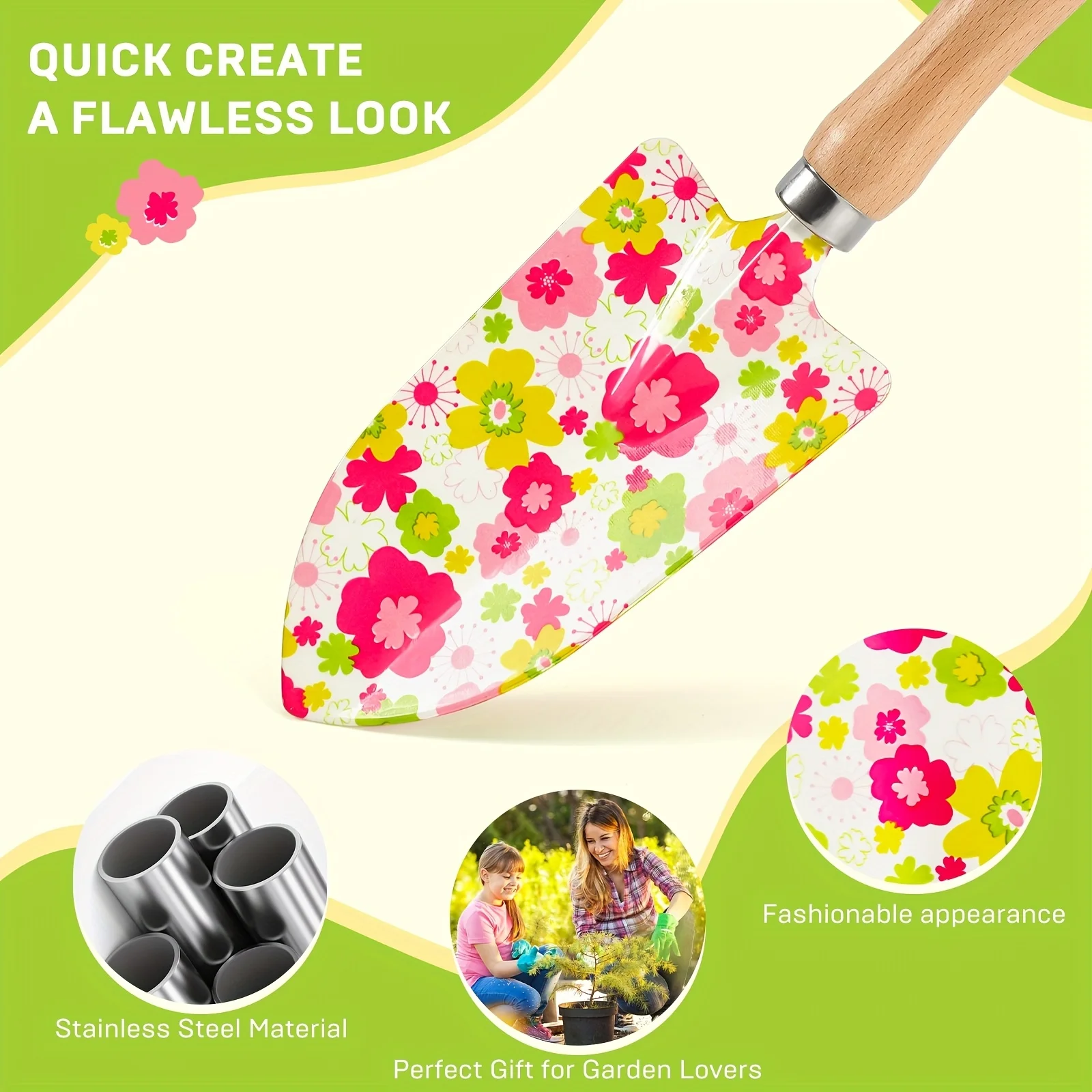 Herramientas de jardinería para niños con bolsa organizadora - imagen 2