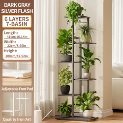 Soporte para plantas vertical rodante de varios niveles con ruedas