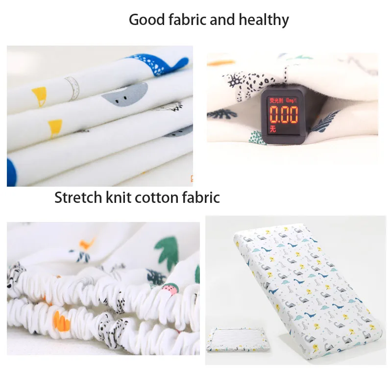 Sábanas bajeras de algodón para bebé – Jersey y funda de cuna - imagen 3