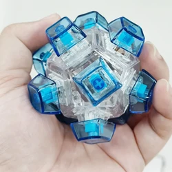 Llavero antiestrés Tetris con teclado y cubo esférico para niños
