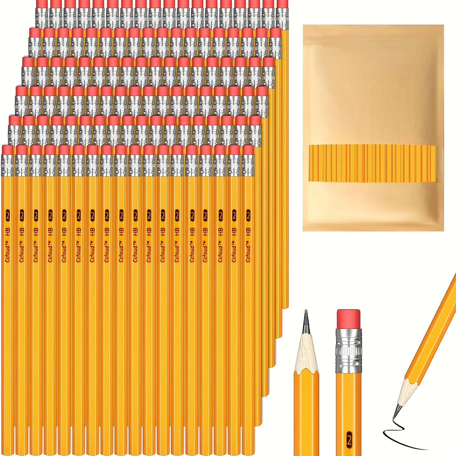 Lápices de colores con borrador para niños – Ideales para dibujar y colorear