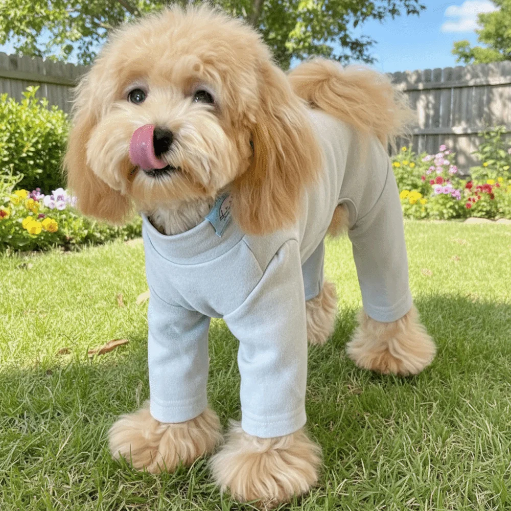 Mono cálido para perros elástico transpirable anti-viento