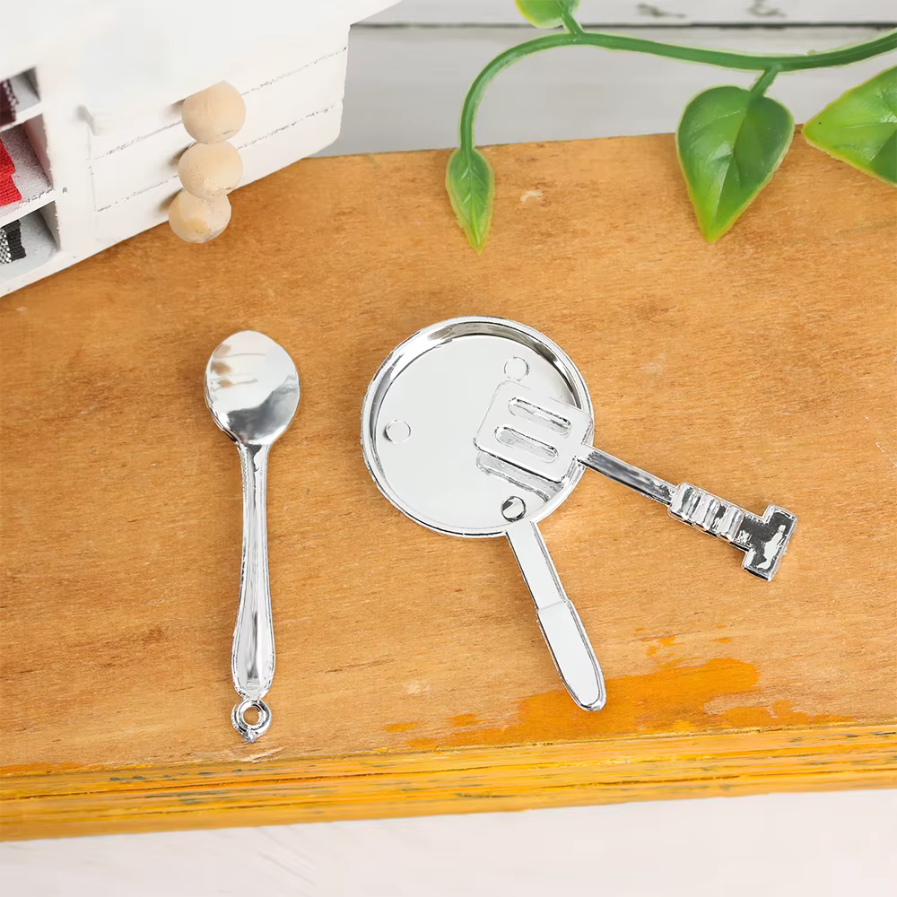 Set completo de vajilla de cocina en miniatura