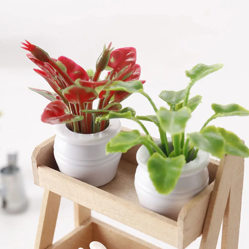 Mini bonsái en maceta realista para micro jardín - imagen 4