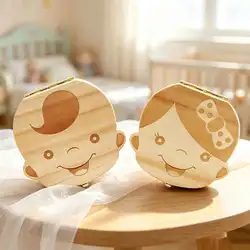 Caja dientes de leche madera vvocci para bebé