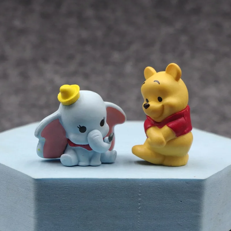 Figuras de acción Disney Mickey y Minnie, adornos de PVC para pasteles - imagen 2