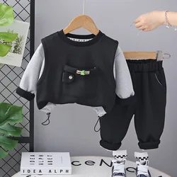 Conjunto bebé de primavera y otoño – camiseta informal con pantalón