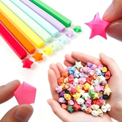 Papel origami de estrellas arcoíris doble cara ZYF