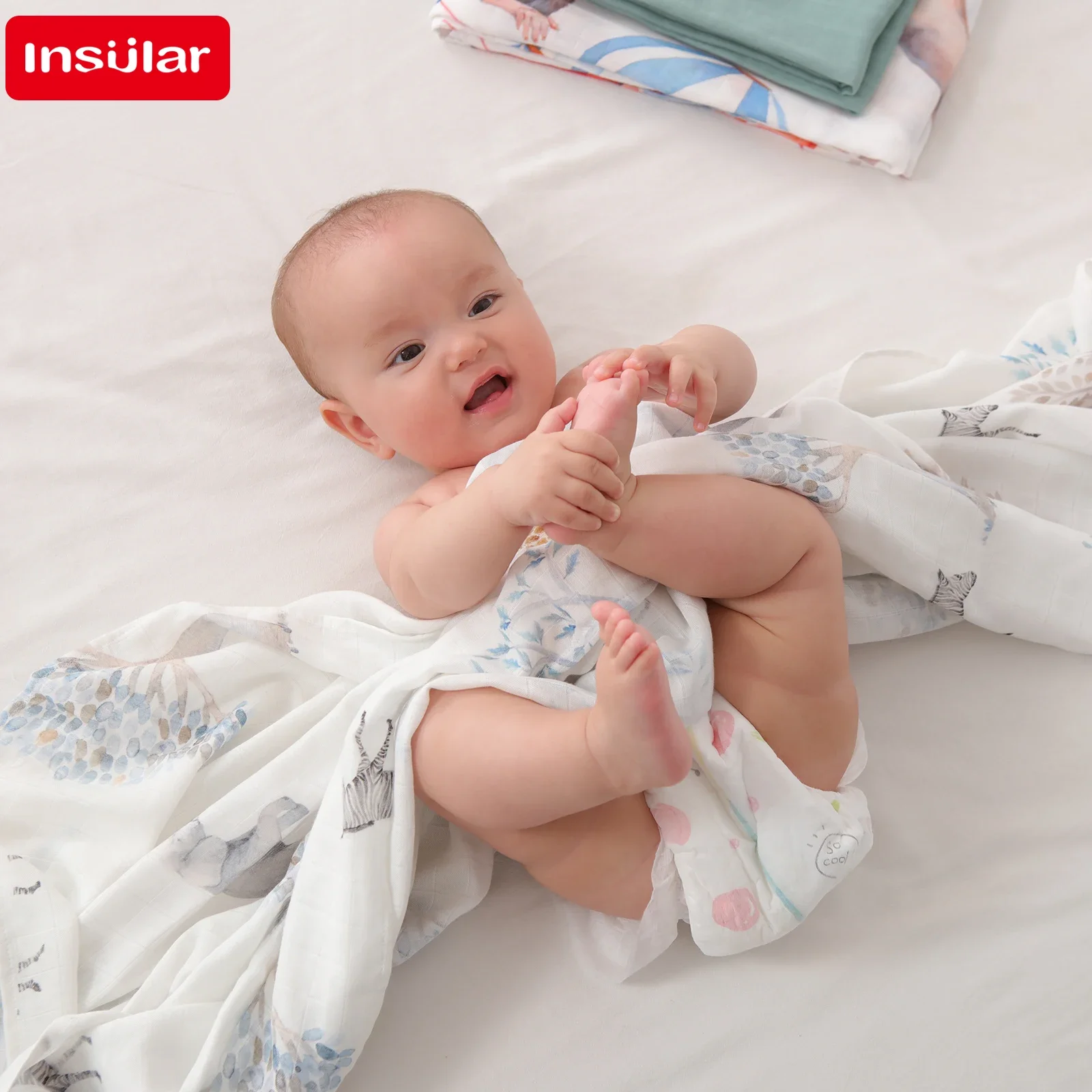 Muselina de bambú para bebé – Manta suave y transpirable - imagen 5