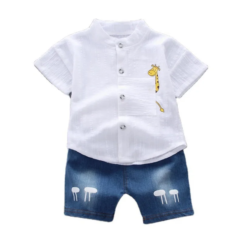 Conjunto verano bebé: camisa y pantalón corto informal - imagen 5