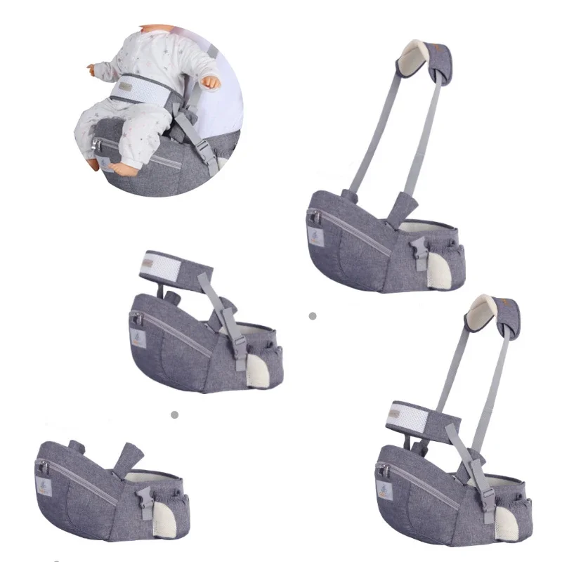 Portabebés ergonómico con soporte frontal de cadera - imagen 2