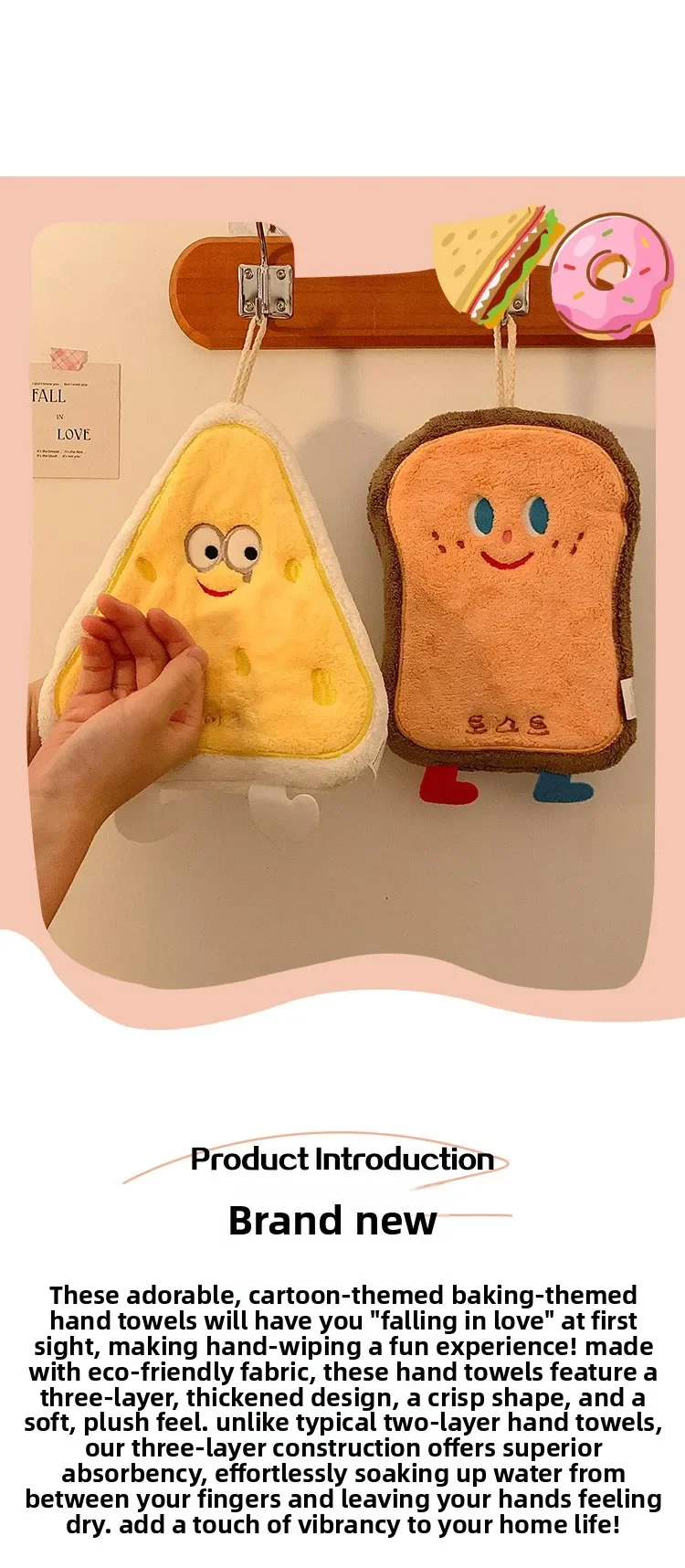Toalla de algodón suave para bebé con diseño divertido