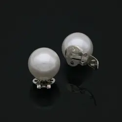 Pinzas para zapatos de tacón alto con perlas grandes