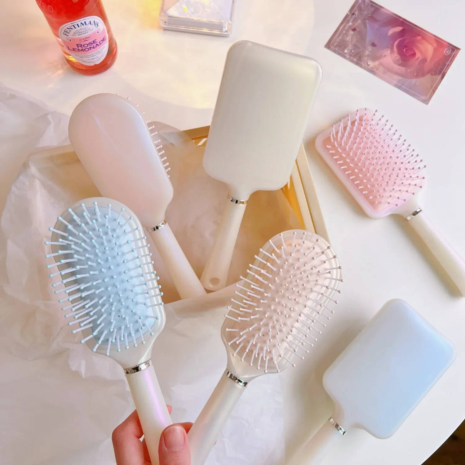Uso del peine en cabello rizado
