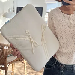 Funda acolchada con lazo para portátil y tablet esponjosa