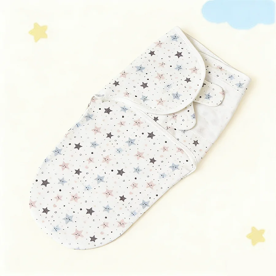 Manta envolvente de bebé con estampado de dibujos animados