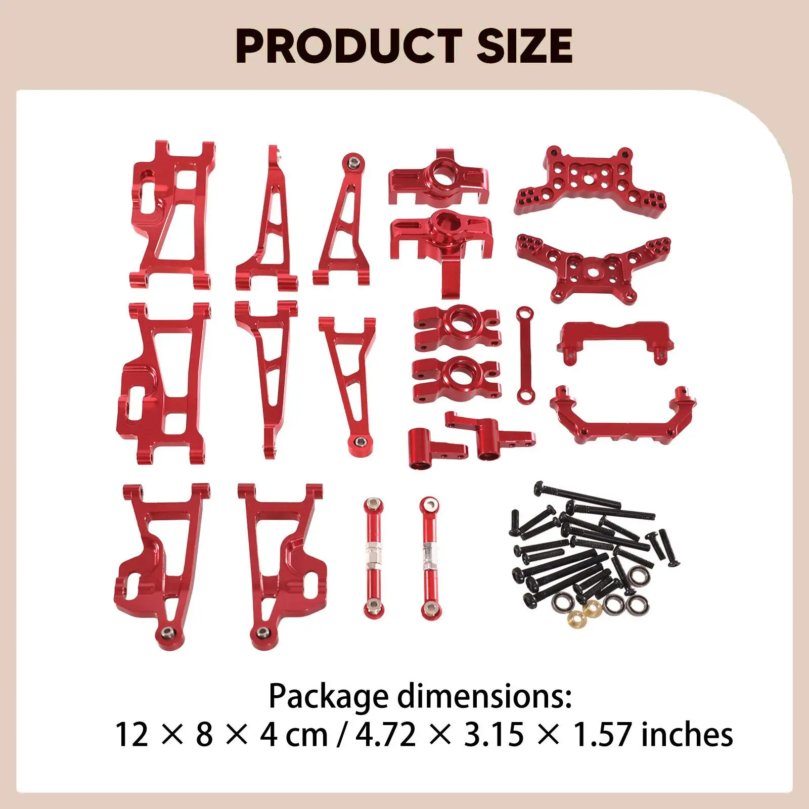 Amortiguadores RC de repuesto en aluminio para coche radiocontrol - imagen 4