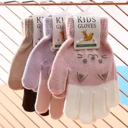 Guantes infantiles con dibujos animados para aire libre