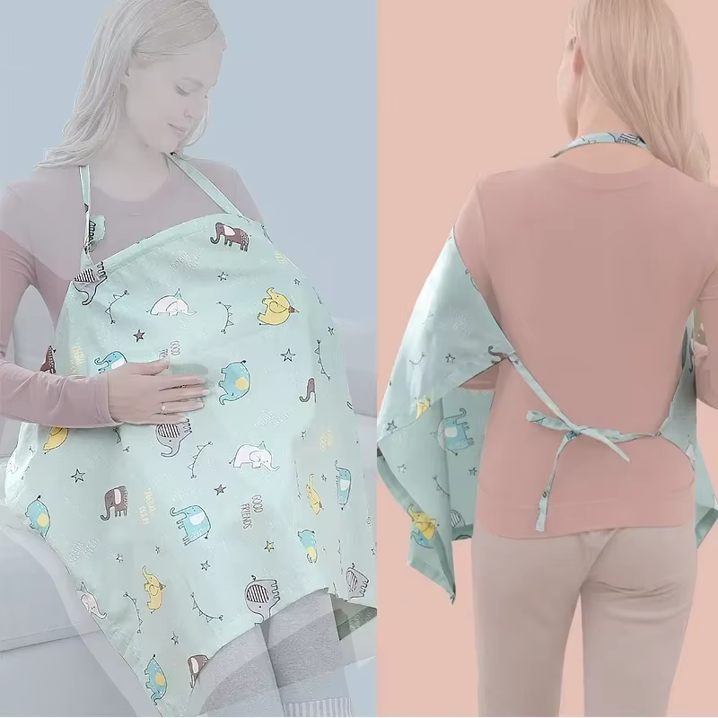 Funda de lactancia portátil con diseño infantil para salir - imagen 4