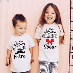 Camiseta manga corta para niño - hermano mayor