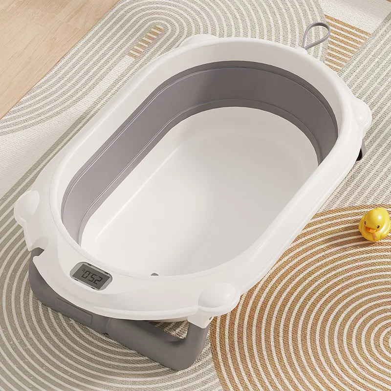 Bañera plegable para bebé con base antideslizante