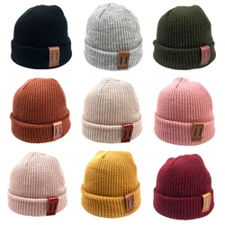 Gorro de punto de bebé para invierno y primavera con ajuste elástico