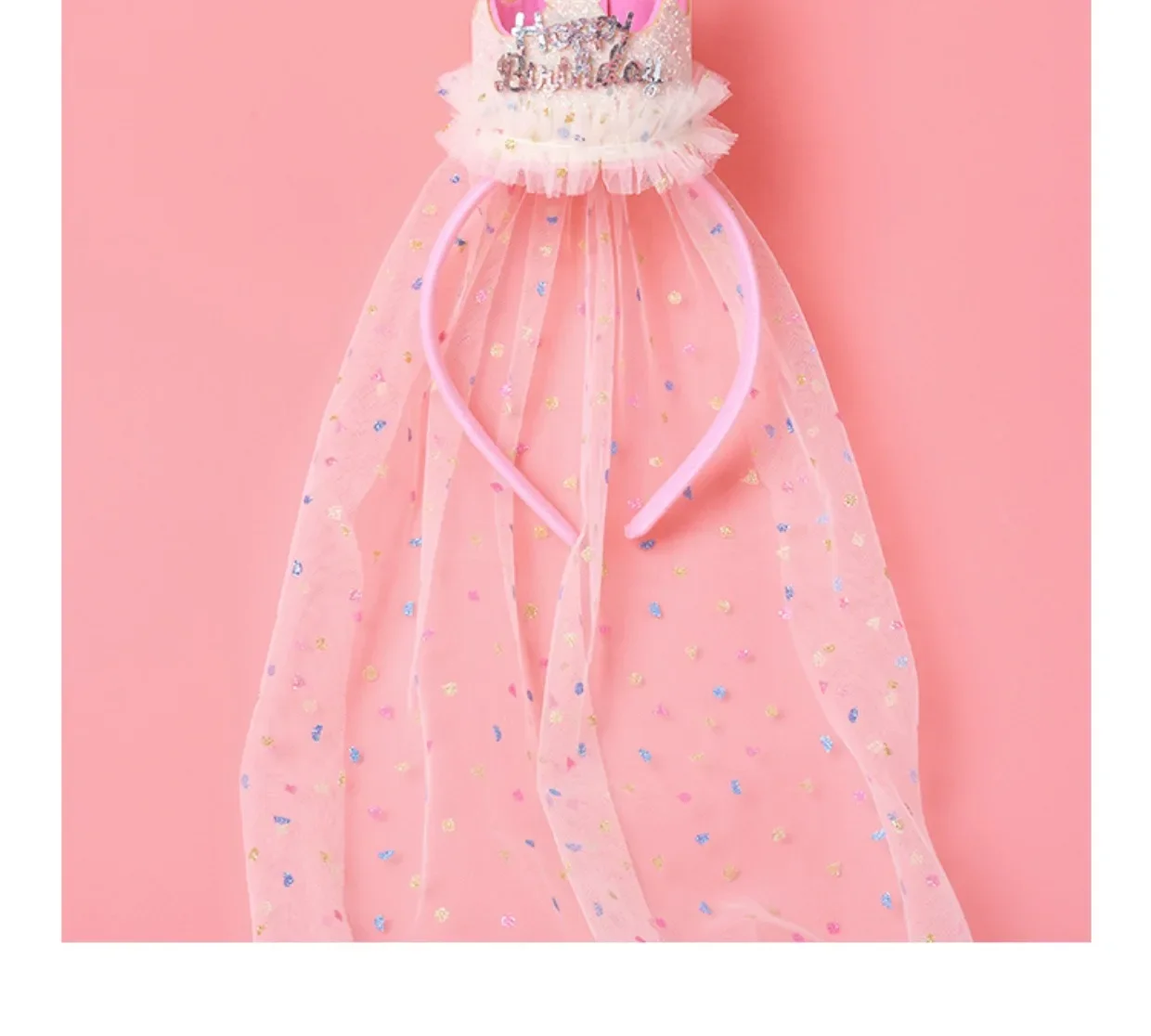 Niña con diadema - look de fiesta