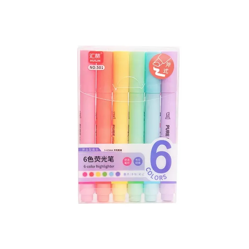 Rotuladores fluorescentes pastel estilo macaron para dibujo infantil - imagen 5