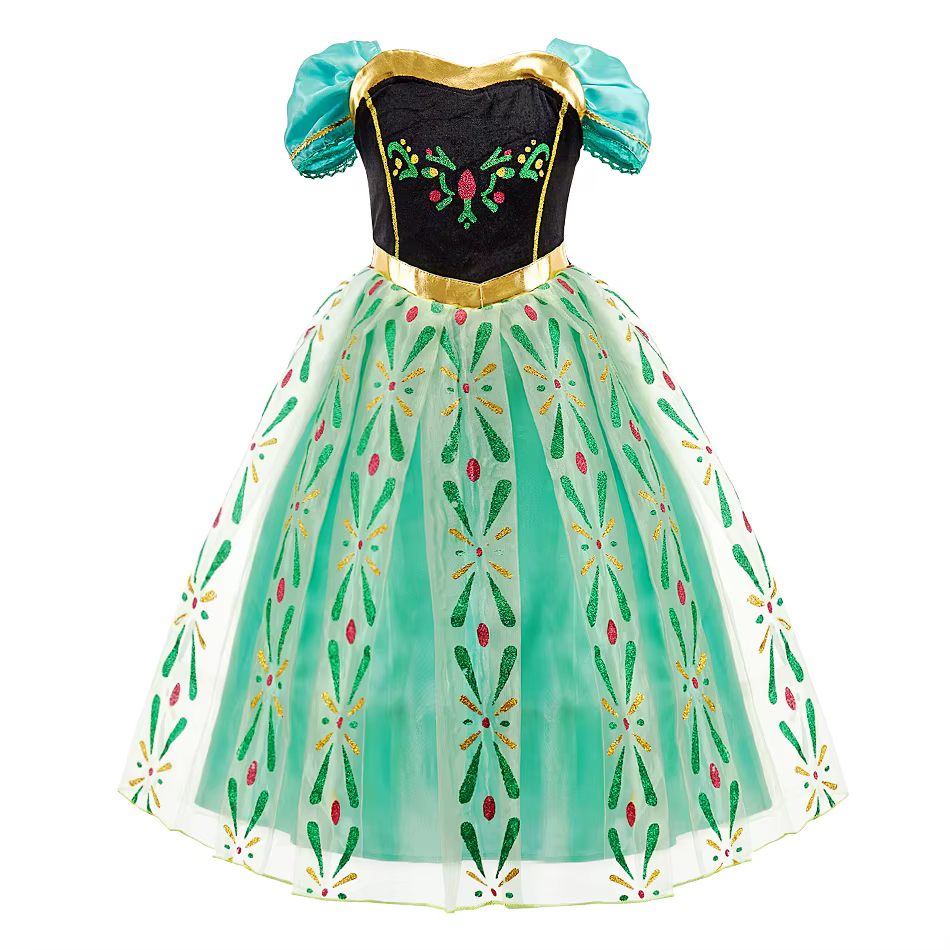 Vestido de princesa Elsa para niñas – Disfraz Reina de la Nieve - imagen 3