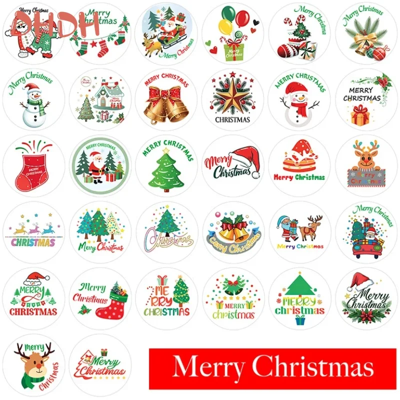 Pegatinas navideñas infantiles para sobres y regalos – Toque festivo - imagen 5