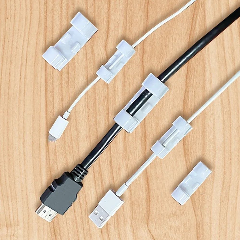 Clips alrededor de múltiples cables