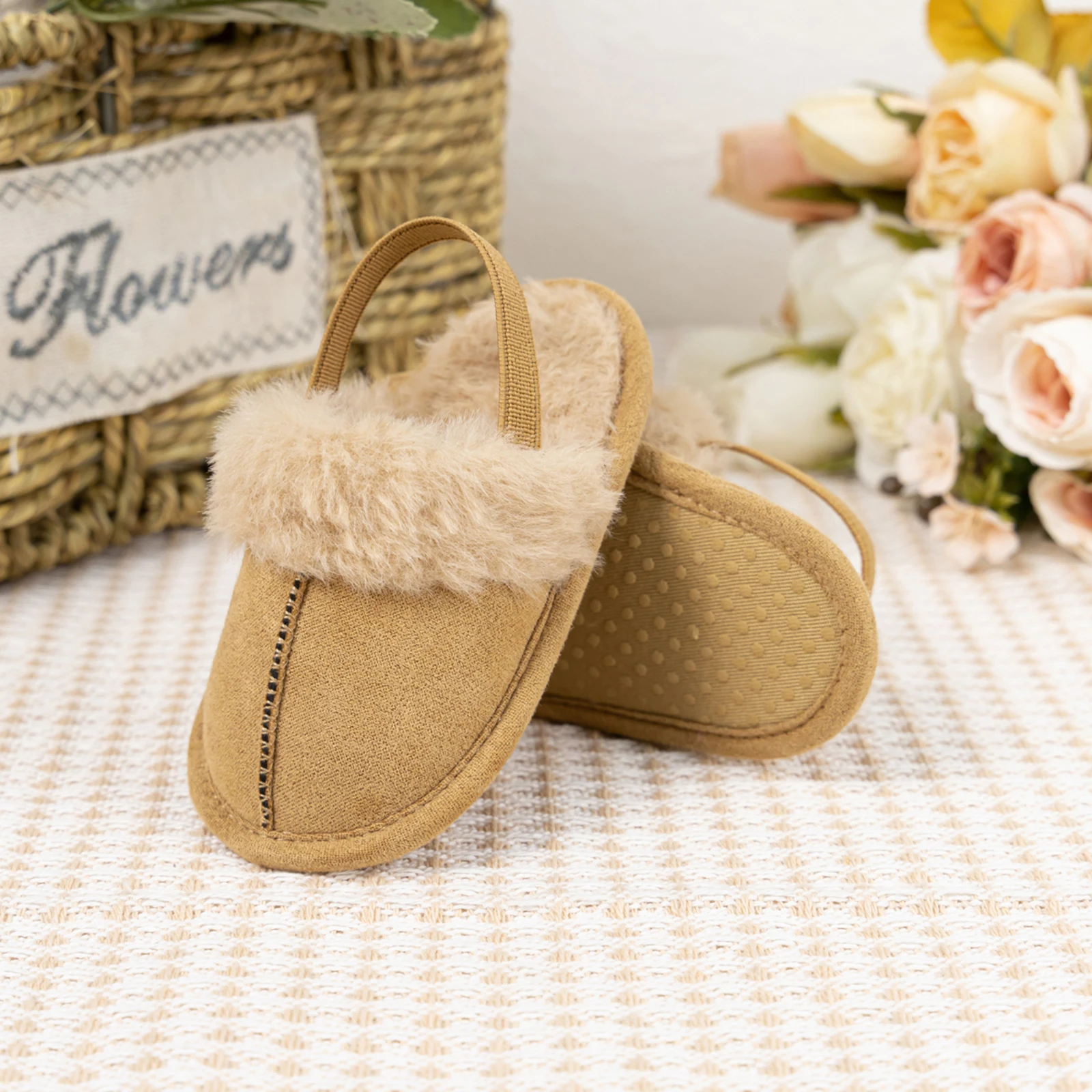 Tregren – Zapatillas antideslizantes de felpa para bebé - imagen 5