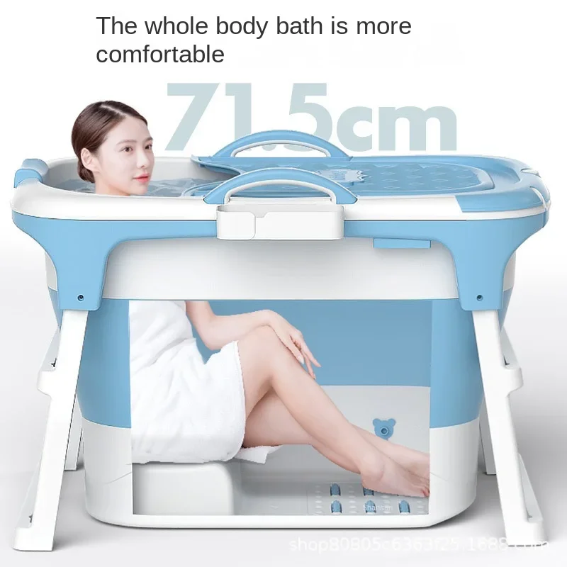 Bañera plegable para bebé – Cubo de baño portátil, cómoda y segura - imagen 3
