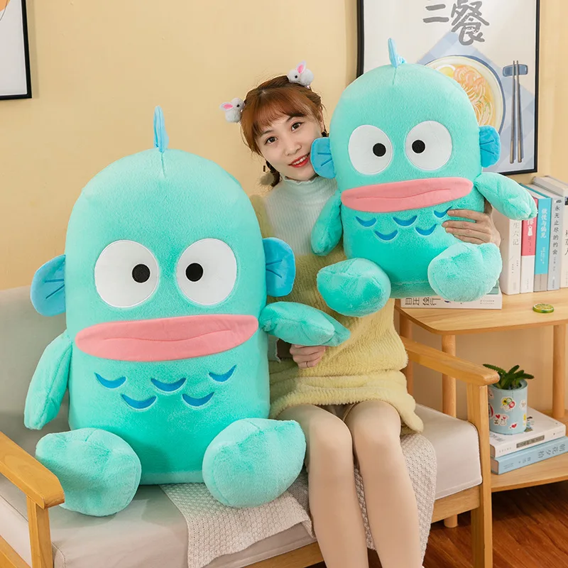 Peluche Hangyodon Sanrio estilo anime grande tipo cojín