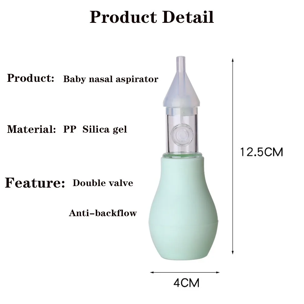 Aspirador nasal infantil con succión y punta suave de seguridad - imagen 3