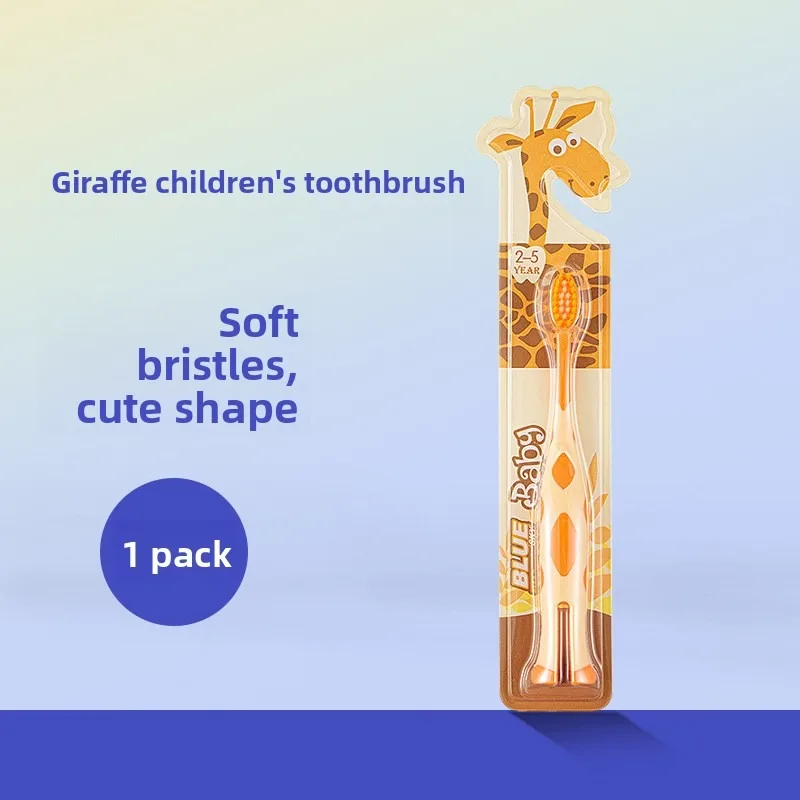 Cepillo de dientes infantil con cerdas suaves y diseño colorido