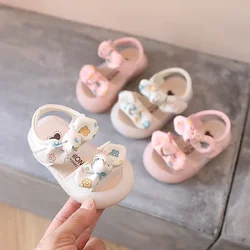 Sandalias antideslizantes para primeros pasos de bebés y niños