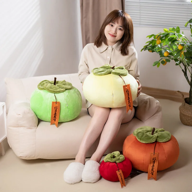 Peluche cojín de caqui suave – Juguete y decoración infantil - imagen 4