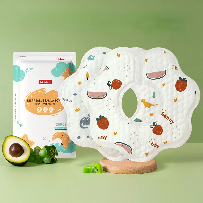 Babero desechable impermeable para bebé – Estampado infantil - imagen 5