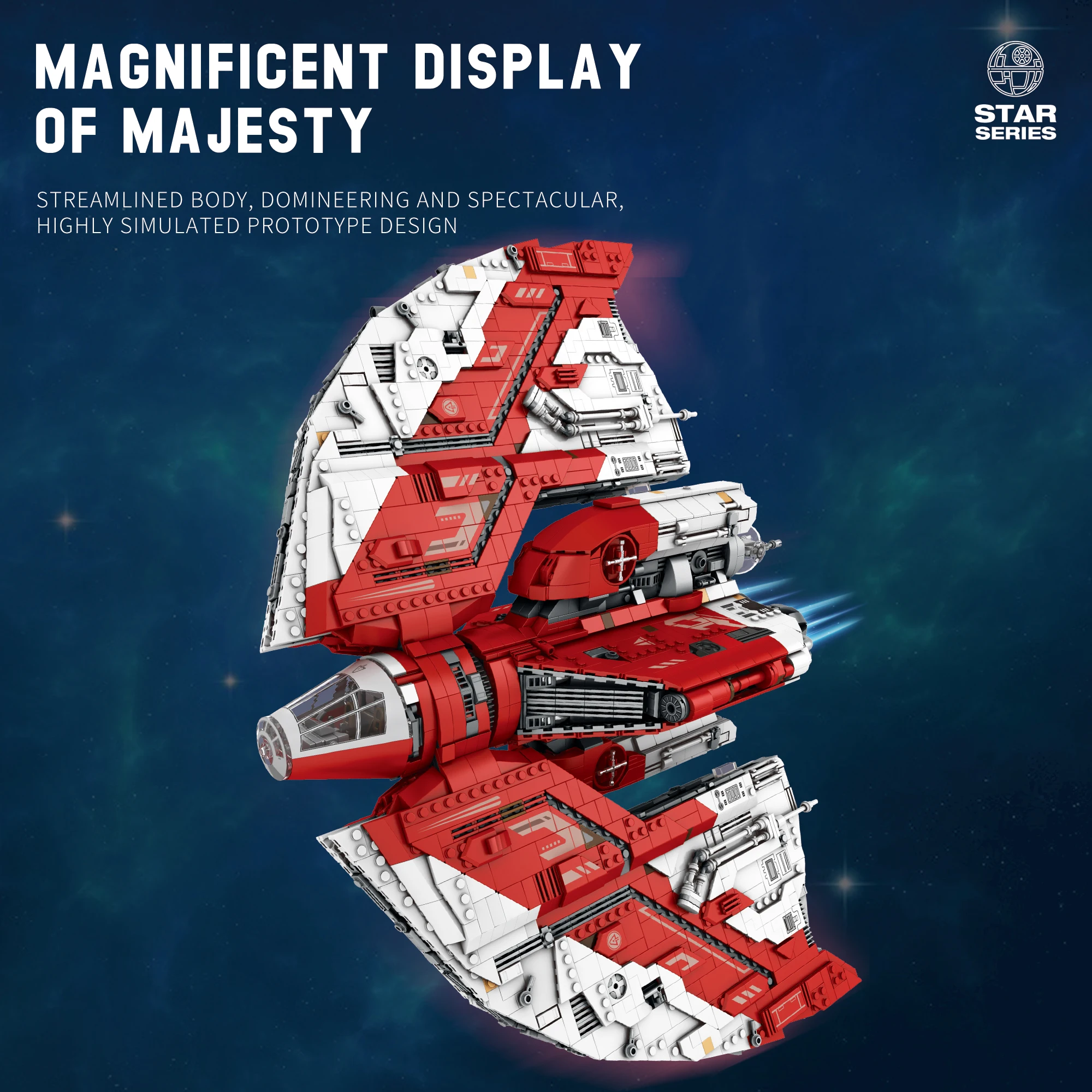 Bloques de construcción nave espacial lanzadera – MOC para regalo - imagen 3