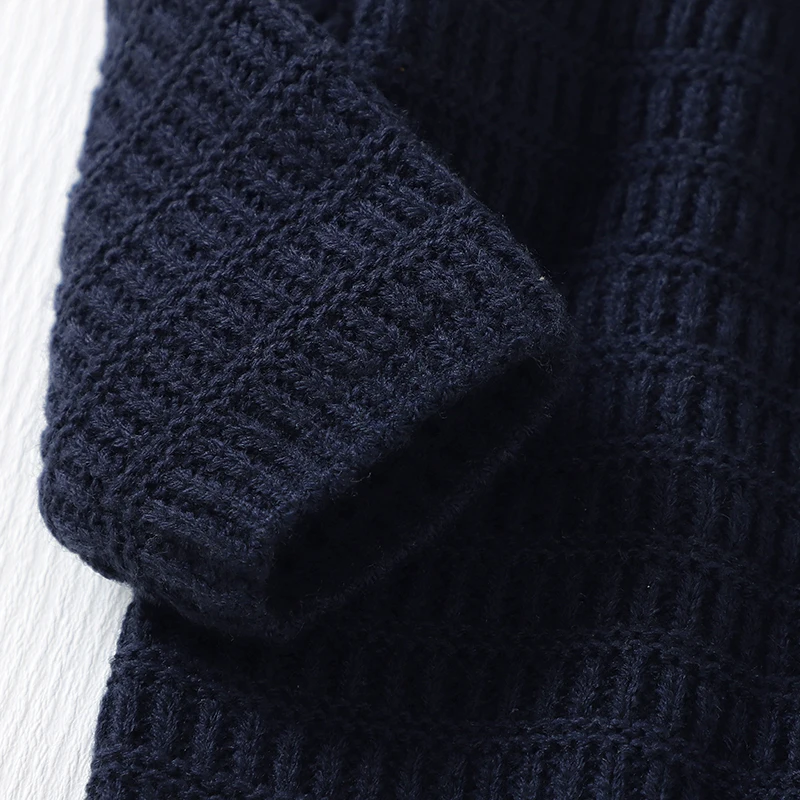 Conjunto de invierno para niña de punto cálido, manga larga completo - imagen 5